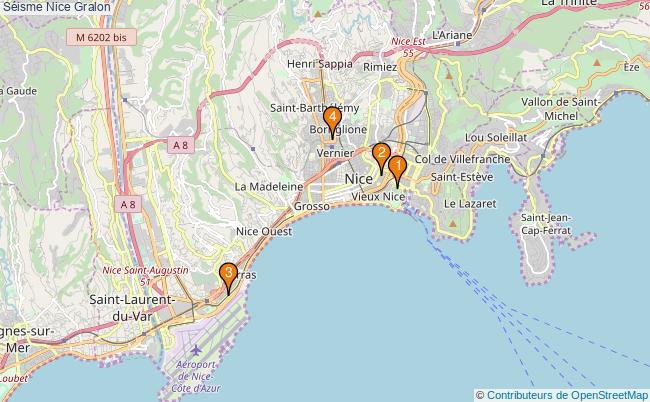 plan Séisme Nice Associations séisme Nice : 4 associations