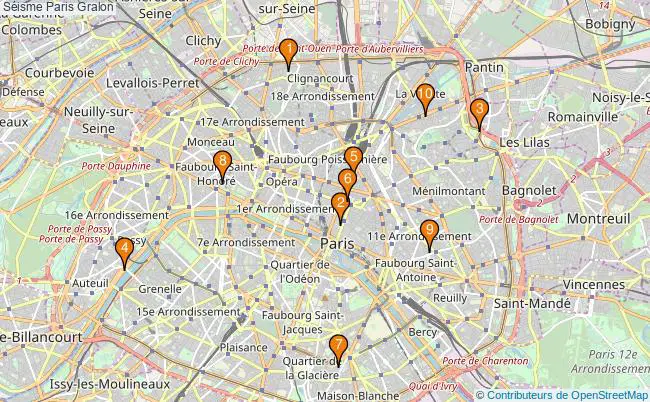 plan Séisme Paris Associations séisme Paris : 11 associations