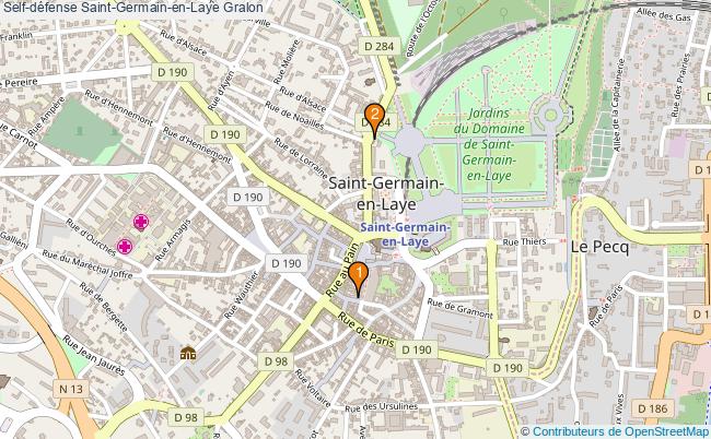 plan Self-défense Saint-Germain-en-Laye Associations self-défense Saint-Germain-en-Laye : 3 associations