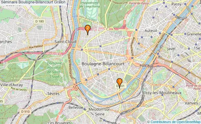 plan Séminaire Boulogne-Billancourt Associations séminaire Boulogne-Billancourt : 4 associations