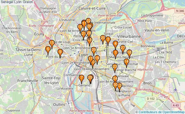 plan Sénégal Lyon Associations Sénégal Lyon : 49 associations
