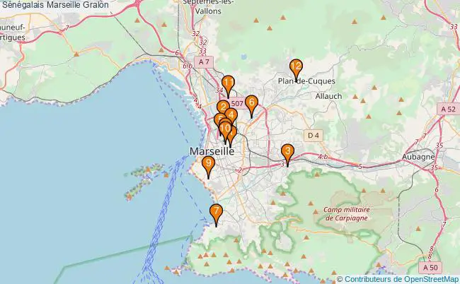 plan Sénégalais Marseille Associations Sénégalais Marseille : 13 associations