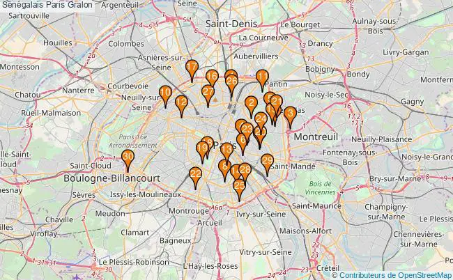 plan Sénégalais Paris Associations Sénégalais Paris : 53 associations