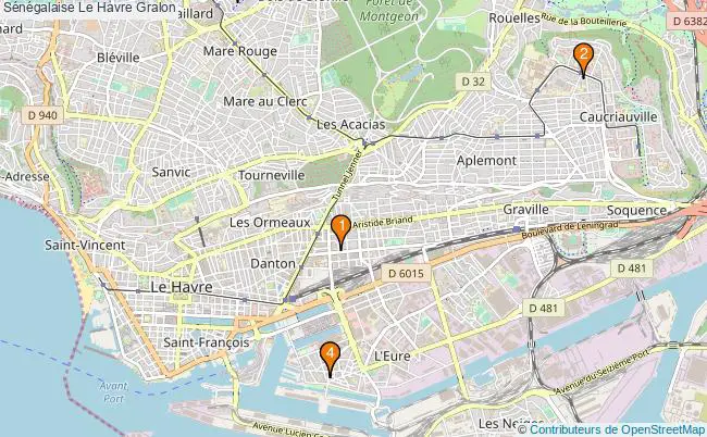 plan Sénégalaise Le Havre Associations sénégalaise Le Havre : 6 associations
