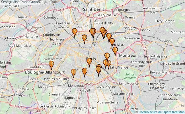 plan Sénégalaise Paris Associations sénégalaise Paris : 28 associations