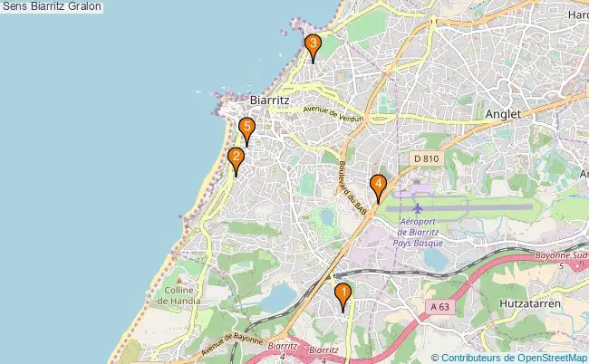 plan Sens Biarritz Associations Sens Biarritz : 8 associations
