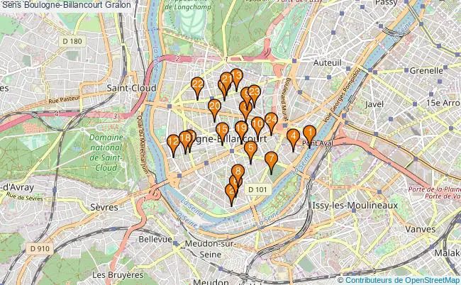 plan Sens Boulogne-Billancourt Associations Sens Boulogne-Billancourt : 24 associations