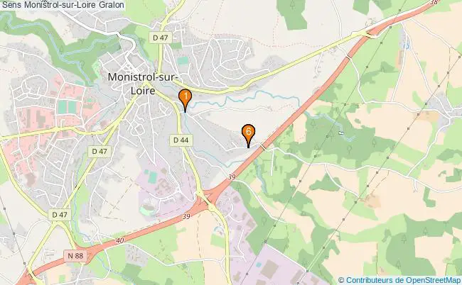 plan Sens Monistrol-sur-Loire Associations Sens Monistrol-sur-Loire : 6 associations
