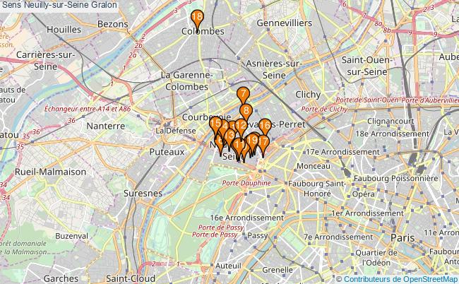 plan Sens Neuilly-sur-Seine Associations Sens Neuilly-sur-Seine : 19 associations
