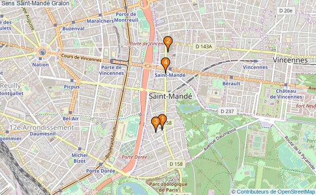 plan Sens Saint-Mandé Associations Sens Saint-Mandé : 5 associations
