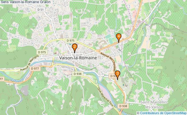 plan Sens Vaison-la-Romaine Associations Sens Vaison-la-Romaine : 4 associations