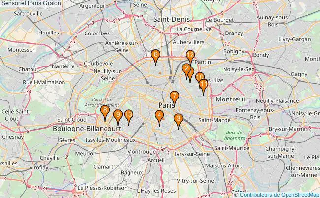 plan Sensoriel Paris Associations sensoriel Paris : 22 associations