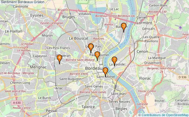 plan Sentiment Bordeaux Associations Sentiment Bordeaux : 7 associations