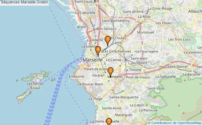plan Séquences Marseille Associations Séquences Marseille : 5 associations