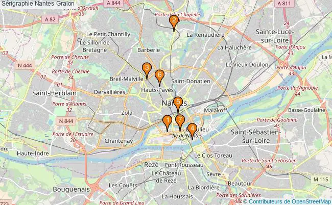 plan Sérigraphie Nantes Associations sérigraphie Nantes : 8 associations