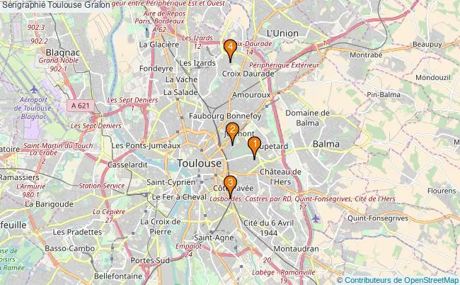 plan Sérigraphie Toulouse Associations sérigraphie Toulouse : 5 associations