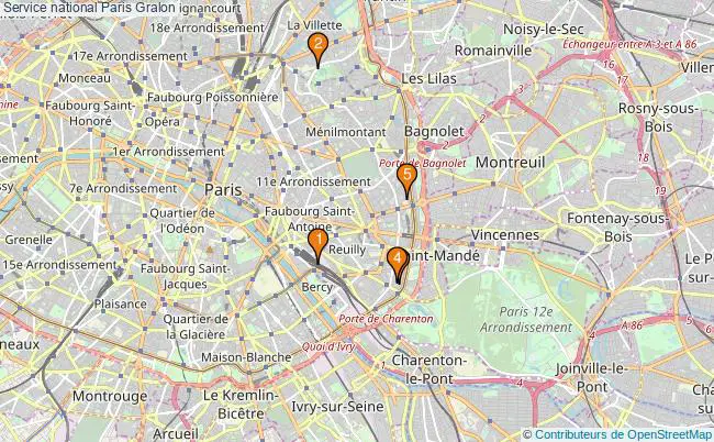 plan Service national Paris Associations service national Paris : 5 associations