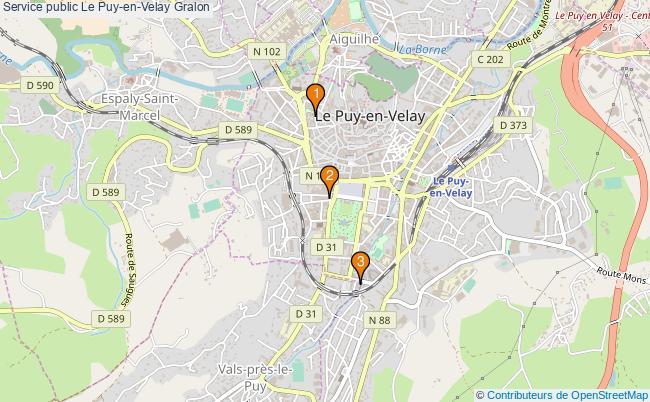plan Service public Le Puy-en-Velay Associations Service public Le Puy-en-Velay : 3 associations