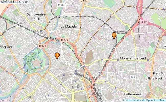 plan Sévères Lille Associations sévères Lille : 2 associations