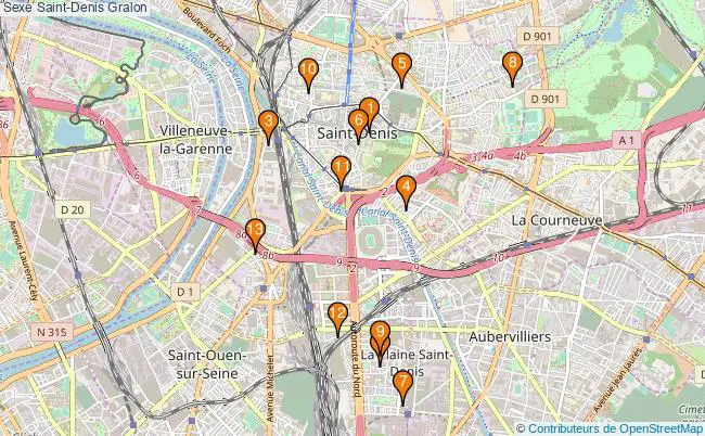 plan Sexe Saint-Denis Associations sexe Saint-Denis : 19 associations