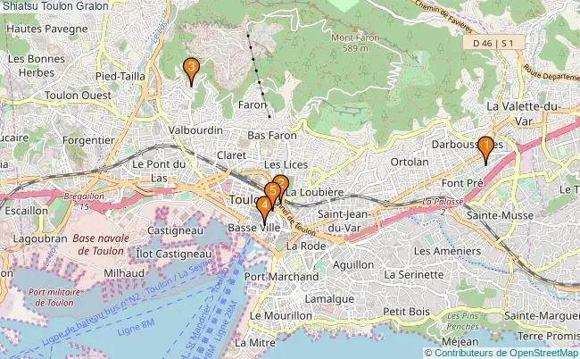 plan Shiatsu Toulon Associations Shiatsu Toulon : 5 associations