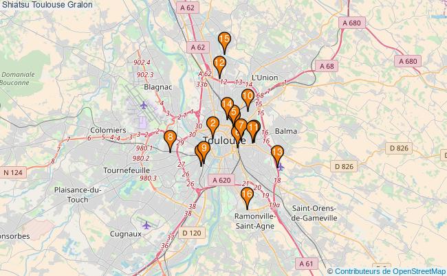 plan Shiatsu Toulouse Associations Shiatsu Toulouse : 18 associations