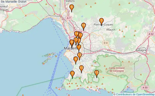 plan Sis Marseille Associations sis Marseille : 17 associations