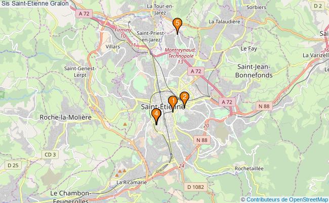 plan Sis Saint-Etienne Associations sis Saint-Etienne : 5 associations