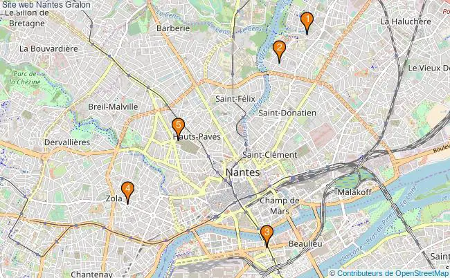 plan Site web Nantes Associations Site web Nantes : 7 associations