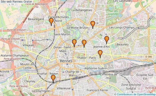 plan Site web Rennes Associations Site web Rennes : 9 associations