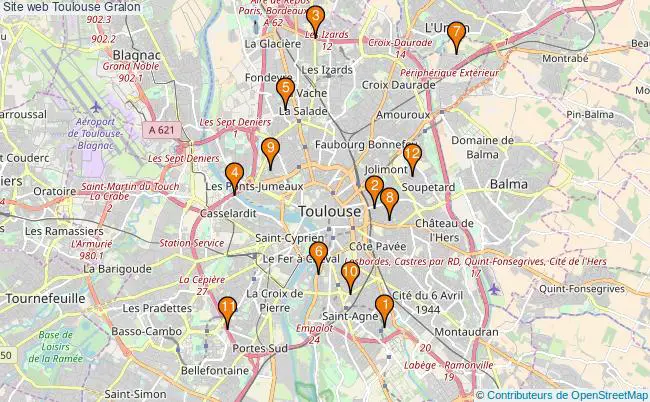 plan Site web Toulouse Associations Site web Toulouse : 15 associations