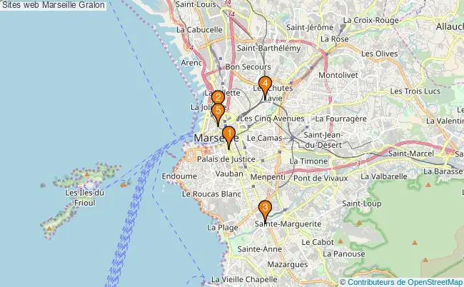 plan Sites web Marseille Associations sites web Marseille : 6 associations