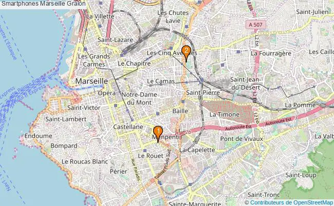 plan Smartphones Marseille Associations smartphones Marseille : 2 associations