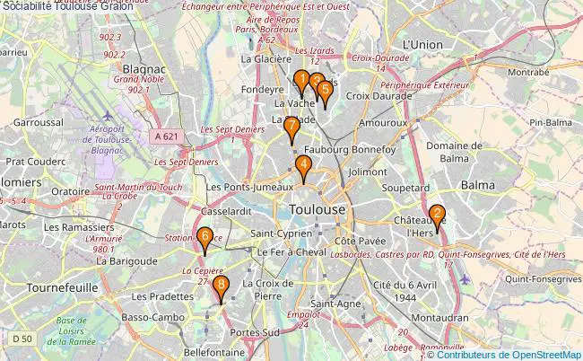plan Sociabilité Toulouse Associations sociabilité Toulouse : 8 associations