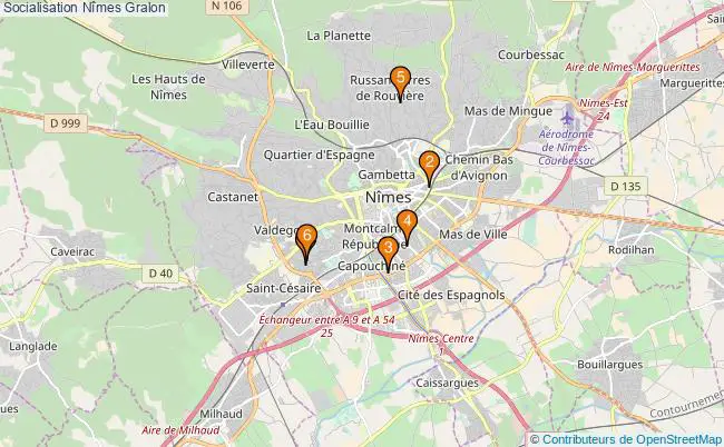 plan Socialisation Nîmes Associations socialisation Nîmes : 6 associations
