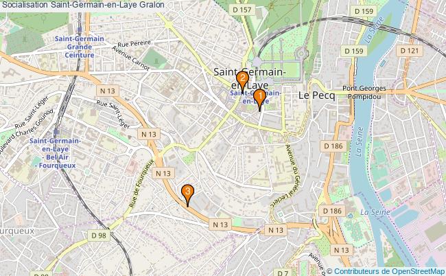 plan Socialisation Saint-Germain-en-Laye Associations socialisation Saint-Germain-en-Laye : 3 associations