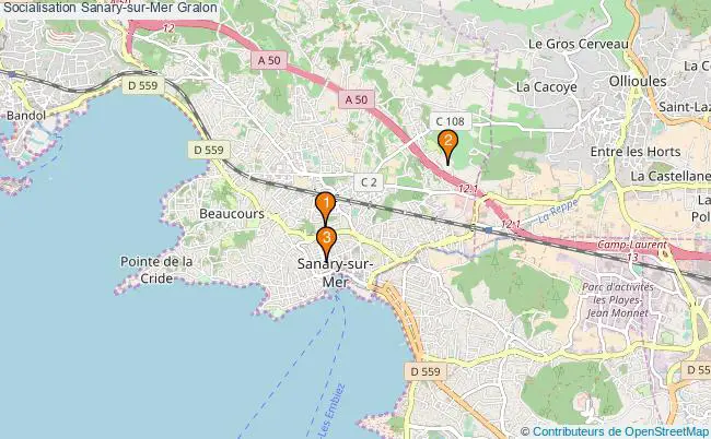 plan Socialisation Sanary-sur-Mer Associations socialisation Sanary-sur-Mer : 3 associations