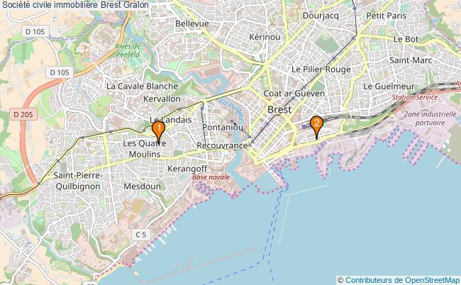 plan Société civile immobilière Brest Associations société civile immobilière Brest : 3 associations