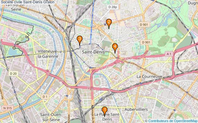 plan Société civile Saint-Denis Associations société civile Saint-Denis : 10 associations