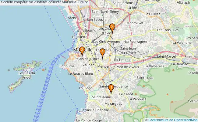 plan Société coopérative d'intérêt collectif Marseille Associations société coopérative d'intérêt collectif Marseille : 4 associations