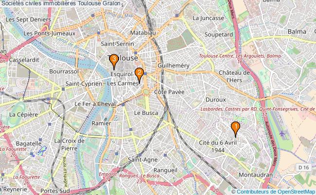 plan Sociétés civiles immobilières Toulouse Associations sociétés civiles immobilières Toulouse : 3 associations