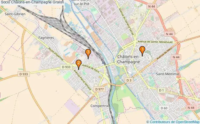 plan Socio Châlons-en-Champagne Associations socio Châlons-en-Champagne : 3 associations