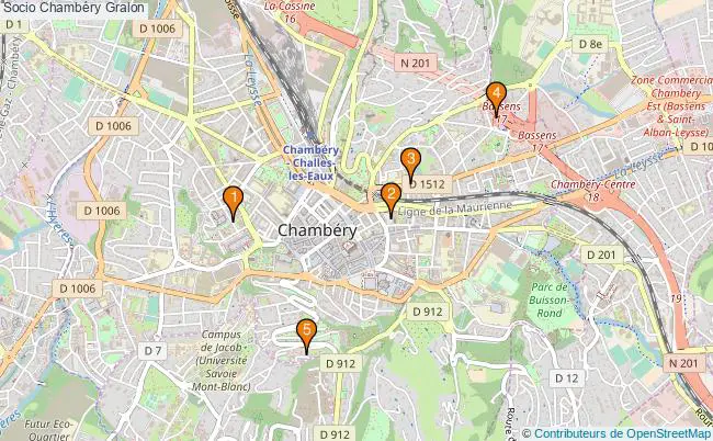 plan Socio Chambéry Associations socio Chambéry : 6 associations