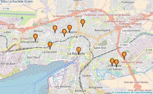 plan Socio La Rochelle Associations socio La Rochelle : 11 associations