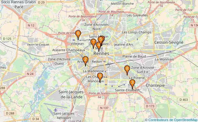 plan Socio Rennes Associations socio Rennes : 11 associations