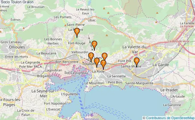 plan Socio Toulon Associations socio Toulon : 7 associations