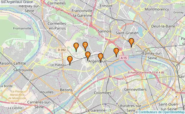 plan Soi Argenteuil Associations Soi Argenteuil : 9 associations