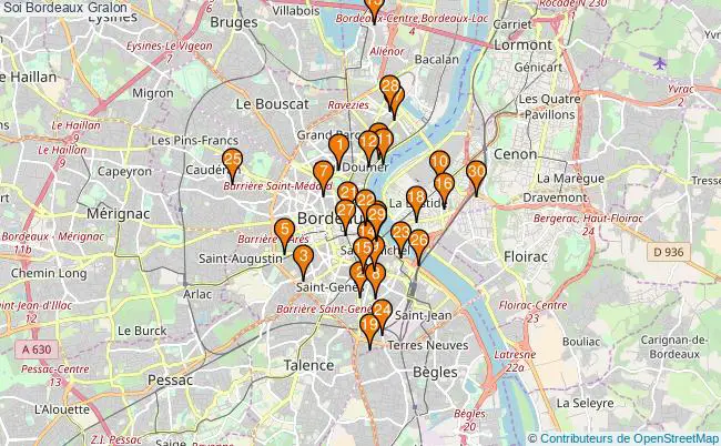plan Soi Bordeaux Associations Soi Bordeaux : 60 associations
