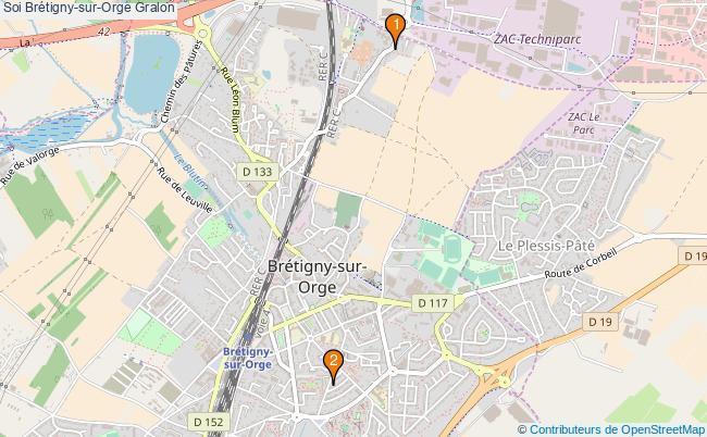 plan Soi Brétigny-sur-Orge Associations Soi Brétigny-sur-Orge : 3 associations