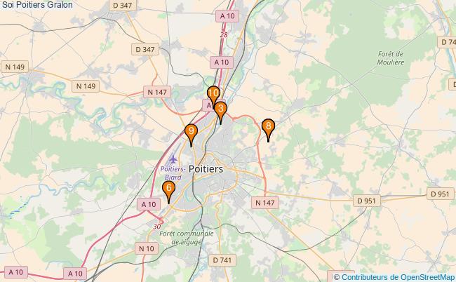 plan Soi Poitiers Associations Soi Poitiers : 16 associations
